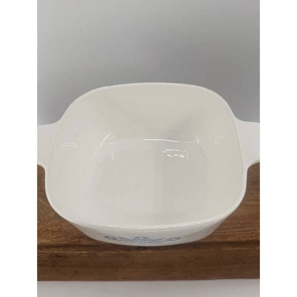 3 VTG Corning Ware‎ Blue Cornflower Casserole Dishes with Lids Bakeware Kitchen